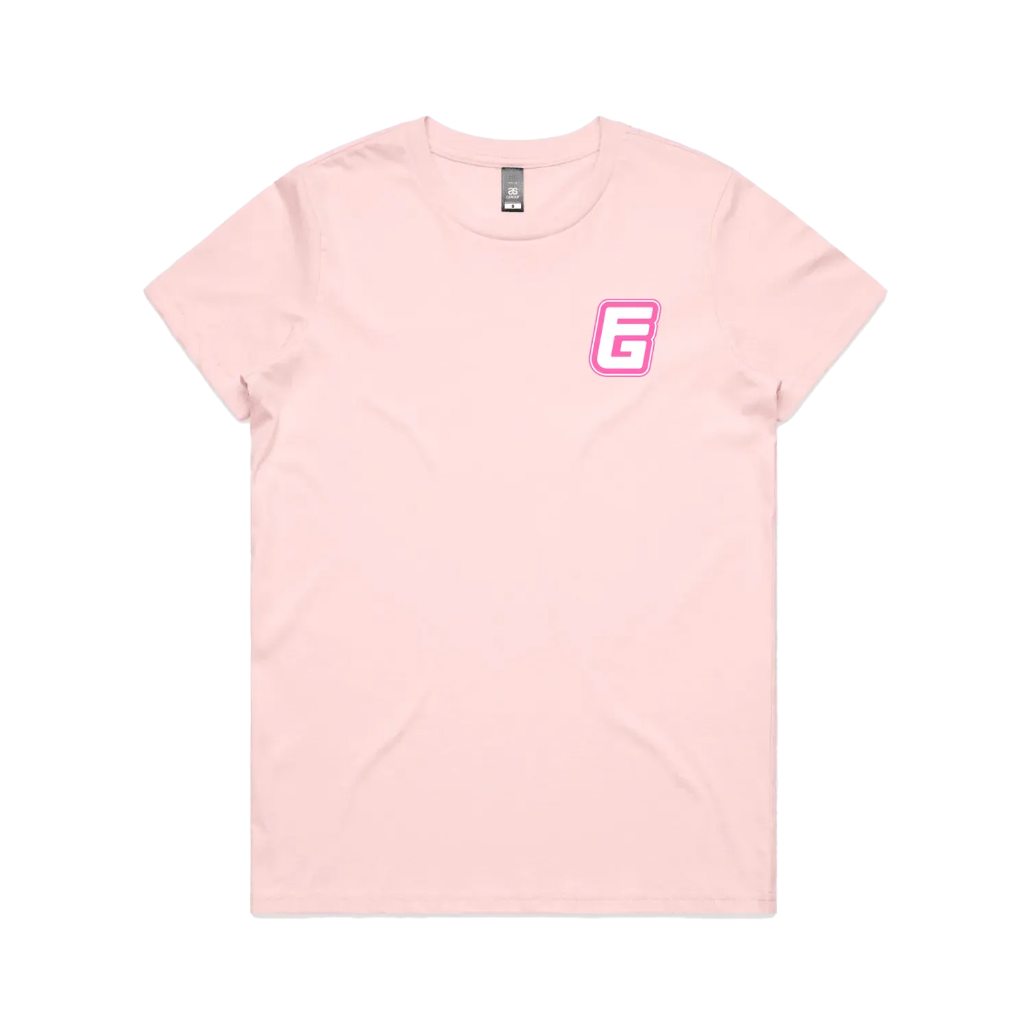Pink front flat lay