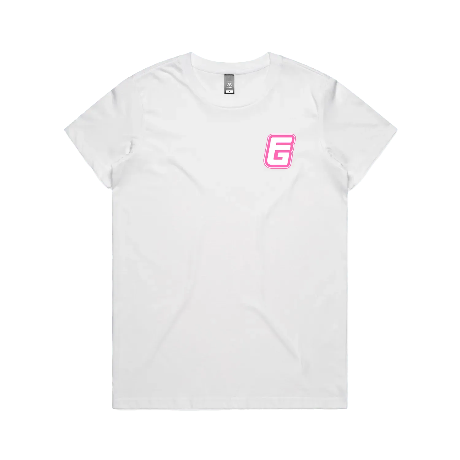 White front flat lay